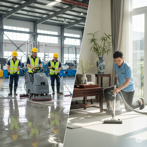 Nâng tầm sạch sẽ: Dịch vụ vệ sinh đa năng